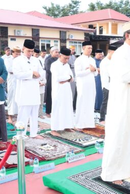 Rayakan Idul Adha 1447H di Mapolres, Kapolres Sidrap Ajak Jamaah Memaknai Hakikat Berkurban